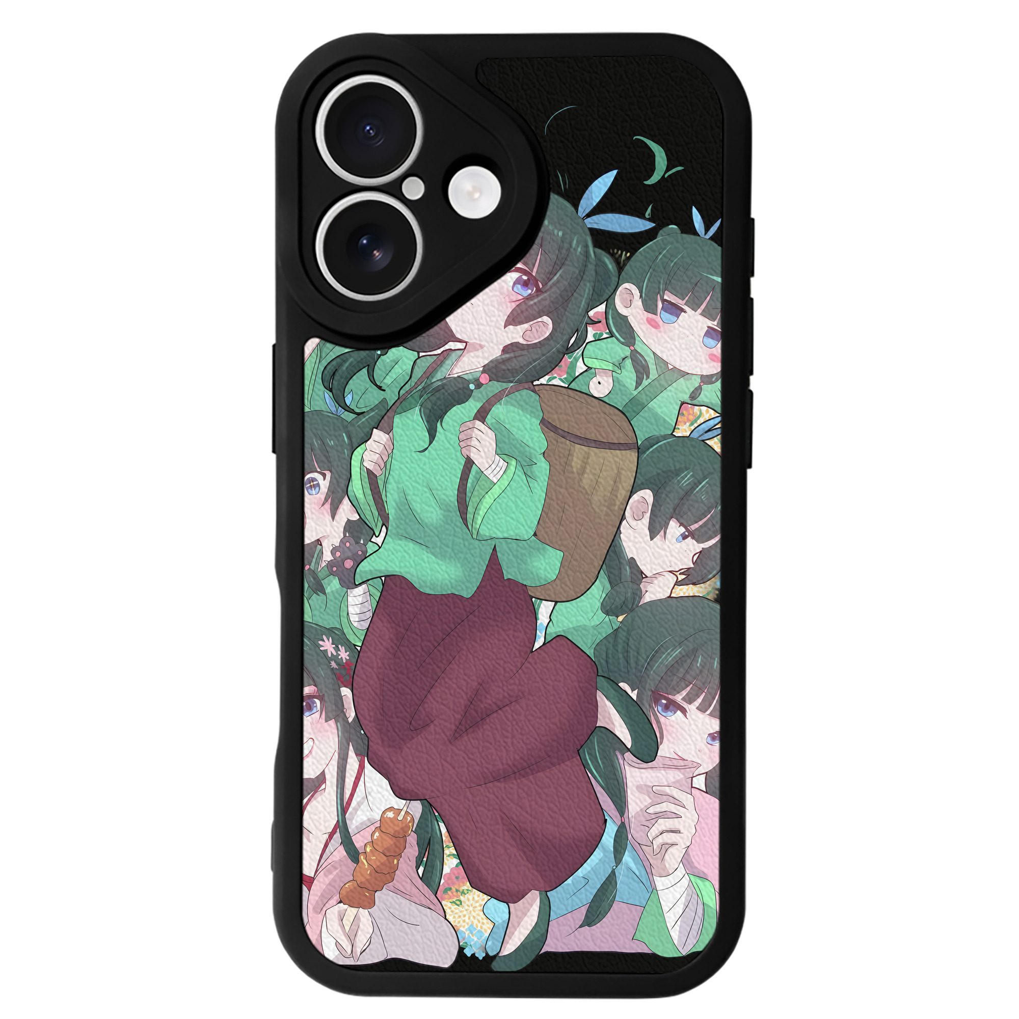 （画像用） 薬屋のひとりごと The Apothecary Diaries 【iPhone 16シリーズ対応】シリコンスマホケース（レザー調） 材質：シリコン